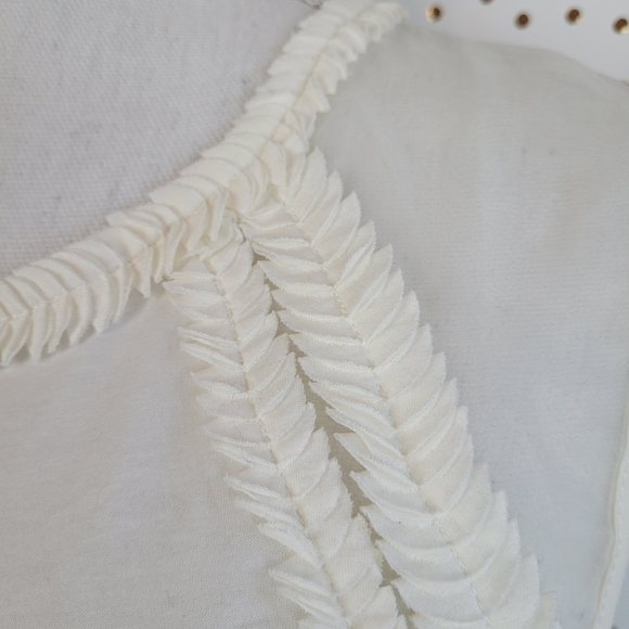 J. Crew Petal Tank Ivory Top - Picture 6 of 11